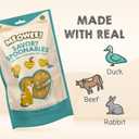 MEOWEE! Savory Spoonables with Real Chicken, Salmon and Duck for Cats, 8 Count, Treat Your Cat to Triple Flavor Squeezable Lickable Wet Treats with Built-in Spoon for Less Mess (EXP 09/07/26)