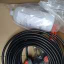 Pressure Washer Gun and Hose Kit, 3600PSI 50Ft Pressure Washer Hose with Foam Cannon & 2Pcs Extension Wand & 5Pcs Nozzle Tips & M22-15mm Fittings for Car Wash Driveway House