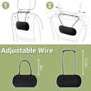 Yuoyar Bamboo Charcoal Air Purifying Bag, Activated Car Deodorizer for Odor Eliminator, Car Air Freshener (Medium) (4 Ounce (Pack of 1), Black)