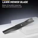 OCPTY Medium-Lift Blades 48'' Mower Blades for Husqvarna YTH2348, YTH2348, YTH24V48, YTH2448, YTH2748, GTH2548 for Husqvarna 532173921, 539110512, 173921, for Craftsman 917532173921 48 inch 3Pack