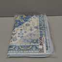 HiChiclife Washable Doormat, Vintage Non-Slip Small Rug for Entrance,2'x 3' Blue