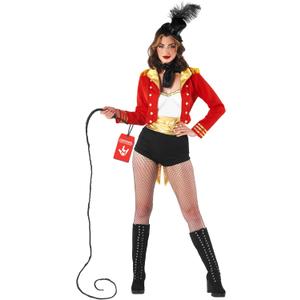 fun shack Womens Circus Ringmaster Costume, Lion Tamer Outfit for Women, Ringmaster Dress, costumes for women (Medium)