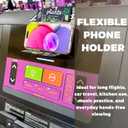 2 x MoimTech Airplane Phone Holder, Airplane Travel Essentials, Phone Stand for Car Desk Treadmill Bed, Unique Gifts for Plant Lovers, Women Travel Essentials