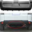 Labwork Rear Bumper Skid Plate Trim Replacement for Land Rover Range Rover Sport 2014-2017