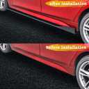 for Universal Car Side Skirt Extension Rocker Panel Body Kit Lip Splitters 6pcs Gloss Black