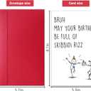 Funny Gen Z Slang Birthday Card for Him Her, Hilarious 13th 14th 15th 16th 17th 18th Birthday Gift for Son Daughter Niece Nephew, Teenagers Bday Decorations & Gifts