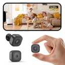 Security Camera, Indoor Mini Camera with HD Resolution, WiFi Wireless & SD Storage, Smart Motion Detection, Surveillance in Home and Office Spaces