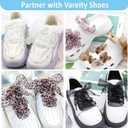 Snow Yarn Shoe Laces: Wide Leopard Flat Sneakers Shoelaces 2 Pair (55 inch(140CM), 03 Yellow Leopard 1 Inches(2.5 Cm)wide)