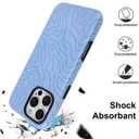 Wlxee Case for iPhone 16 Pro Max [Compatible with MagSafe] Wavy Design