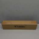 TONIAL White Curtain Rods 32 to 58 Inch(2.6-4.8ft), Adjustable Splicing Window Curtains rod, 3/4 Drapery Rods for Windows 20 to 53 Inch(1.7-4.4ft), Decorative Single Rod with Modern Cap Finial