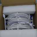 6 Pack 6 Inch 5CCT LED Recessed Light, Silm Canless Recessed Lighting, Dimmable, Damp Rated, 2700K-5000K Selectable, Wafer Ceiling Downlight with Junction Box, 1200LM, 12W 120V, ETL&FCC