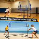 12/20FT/11x8FT Volleyball Net, Height Adjustable, 2-in-1 Training