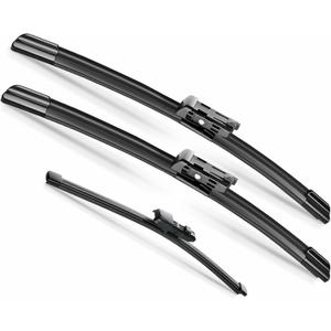 28"+18" Windshield Wipers with 11 Inch Rear Wiper Blade Replacement for VW ID.4 2021-2024 Original Factory Quality-J Hook Wipers(Pack of 3)