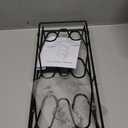 Durmmur 2 Pack Pot Lid Organizer Rack, 6-Tier Pot Lids Holder for Cabinet Door/Wall, No Drilling Adhesive Wall/Door Mounted Rustproof Pot and Pan Cover for Kitchen Storage, Classic Black