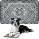 FXW Washable Pee Pads for Dogs, Puppy Pads with Super Absorbent, Specifically Designed for FXW Rollick/Homeplus 24inch 6 Panels Dog Playpen, 39" x 63" Rectangle, Boho Grey, 1 Pack