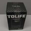 ToLife Dehumidifiers for Home 30 OZ Water Tank with Auto-Off 500 sq.ft Portable Small Dehumidifier for Bathroom Bedroom RV Closet Room 7 Colors LED Light, Black