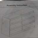 Dresser 6 Drawer, Modern Double Dresser for Bedroom, Wood Chest of Drawers with Wide Storage for Living Room