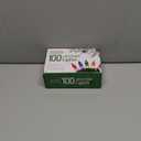 PREXTEX Christmas String Lights with Green Wire - 100 Count, 20 Ft Multicolored Christmas Tree Lights for Xmas Decorations Indoor and Outdoor - Incandescent String Light for Patios, Fences, Holidays