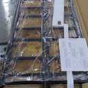 No Assembly Folding Bookshelf, 5 Tiers Collapsible Book Shelf for Home Office, Vintage Wood Foldable Bookcase Storage Organizer for Living Room Bedroom (Rustic Brown)