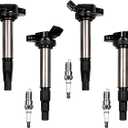 UF596 Ignition Coil Compatible with 2010-2015 Prius 2009-2015 Corolla 2011-2015 CT200h 2008-2014 xD 1.8L L4 Replaces UF619 90919-02258, Set of 4
