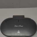 Bakers Friend Double Belgian Waffle Maker Thick, 2 X 6 Round Waffle Maker, Belgium Waffle Iron, Waflera Electrica with Non-stick Plates, 1200W, Perfect for Kids & Family Breakfast, Graphite