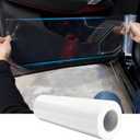 Car Door Protector - Universal Edge Guards Clear Protective Film Tape for Vehicle Interior Door Sill Protector De Puertas De Carro from Dog Scratching, Dirty Shoes, 7.87inch*10ft, Transparent