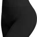 Tummy Control Shapewear for Women Seamless Girdle Shapewear Shorts Mid Waist Body Shaper Thigh Slimmers (XX-Large, 1x-black)