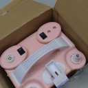 Electric Balloon Pump 4-in-1 Air Pump Portable Electric Balloon Blower Machine Dual Nozzle Quick-Fill 110V AC Inflator Deflator for Balloons Pool Floats Air Mattress Inflatables (Pink)