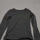 MANGOPOP Womens Square Neck T Shirts Long Sleeve Short Sleeve Tops Fitted Tees, Size S