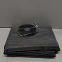 MAGZO Magnetic Screen Door Fit Door Size 36 x 82 Inch, Screen Size 38" x 83" Strong Magnets Mesh, Reinforced Fiberglass Net for Patio and Front Entrances, Gray