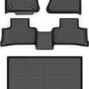HAFIDI Floor Mats & Cargo Liner Set Fit for 2023-2026 Mercedes Benz GLC& GLC 300 & 350e & 43 AMG (Not Coupe), All Weather Protection TPE Anti-Slip Car Full Set Floor Liners Custom Accessories - Black