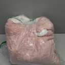 Westinghouse Wearable Heated Throw Blanket, Electric Heated Wrap Poncho Shawl with Pockets, 6 Heating Levels & 2 to 10 Hours Time Settings, 50 x 60 Inch, Pink