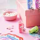 JOYIN 28 Pack Valentines Day Gifts for Kids Classroom, Cute Mini Tumbler Keychain with Valentines Day Cards, Mini Cups for Boys Girls School Classroom Exchange Gift, Party Favor, Classroom Prizes