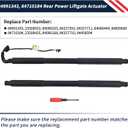 Rear LH & RH Tailgate Power Lift Support 84991343, 84710184 Fit for GMC Acadia 2017-2023, Rear Liftgate Power Hatch Shock Strut Replace 23508433, 84096325 Rear Power Liftgate Actuator (1Pair)