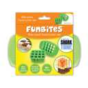 Food Cutter Green Squares, Sandwich Cutter for Kids, Bento Lunch Box Accessory, Cuts Food into Bite-Size Shapes