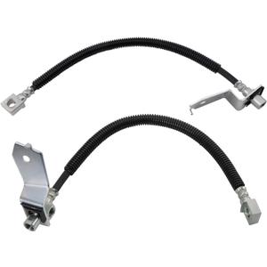 TRQ Brake Hose Set Compatible with 2003-2013 Chevrolet Express 3500 2003-2012 GMC Savana 3500