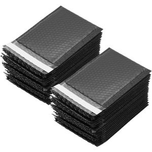 40 pcs 7 x 5.2 inch Bubble Envelopes Mailers Padded for Wraping/Shipping/Packaging Black (Small)