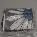 COMMINY Blue Grey Pillow Covers 16x16 Set of 6 Decorative Daisy Flower Throw Pillow Cover for Couch Modern Farmhouse Cushion Pillow Case for Living Room Patio Home Decor