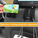 2 x Car Hooks for Headrest,2 Pack Car Seat Headrest Hooks,Car Seat Back Storage Hook,Car Seat Hooks for Purses and Bag,Purse Holder for Car(Black)