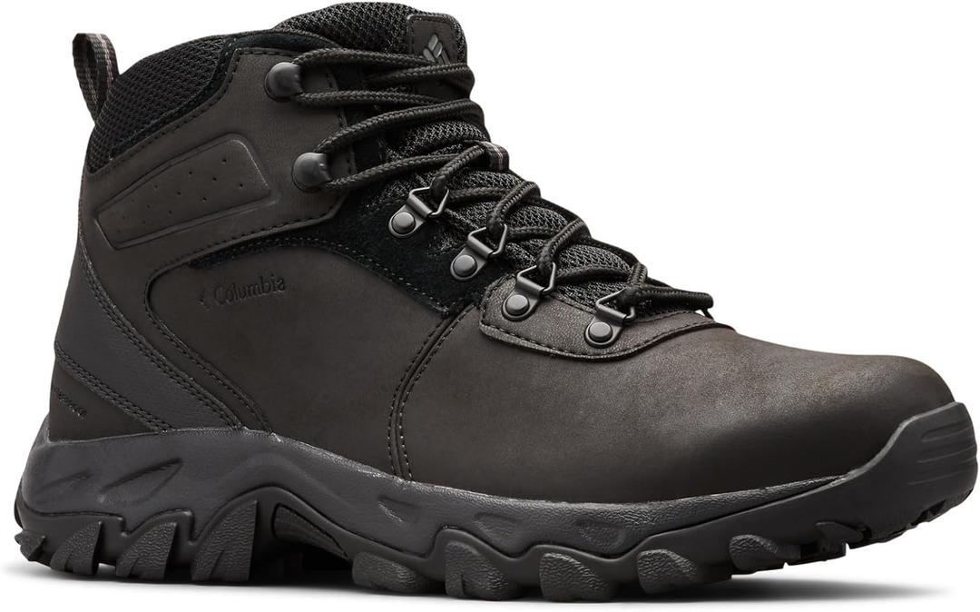 Columbia Men's Newton Ridge Plus Ii Waterproof Hiking Shoe (9 Wide, Black/Black)