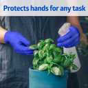 Medline FitGuard Touch Nitrile Exam Gloves, 300 Count, Large, Powder Free, Disposable, Not Made with Natural Rubber Latex, Excellent Sense of Touch for Medical Tasks, Durable for Household Chores (Blue, L)