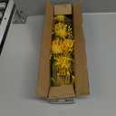 Hollyone 33" Yellow Artificial Mums Flowers Chrysanthemum Flowers 2Pcs Fake Spider Mum Flower Arrangement Faux Pincushion Flower with 3 Heads Long Stem for Party Centerpiece Bouquet Home Decor