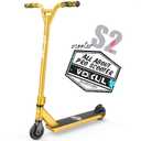 VOKUL Complete Pro Scooter for Kids Boys Girls Teens Up 6 Years - Freestyle Tricks Pro Stunt Scooter - High Performance Gift for Skatepark Street Tricks (Gold)