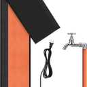 40'' x 7'' Pipe Heat Blanket for Winter Freeze Protection, Fits Pipes up to 1-1/4'' OD, Faucet Heating Blanket for Metal & Plastic Pipes, 120V Heated Pipe Wrap with 78.7'' Cable, Three Layer Design