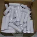 100 Pcs 5.5ml Bulk Empty Lip Balm Tubes Refillable Plastic Lip Gloss Container Travel Lipstick Tubes Holder For DIY Homemade Lip Balm (clear)