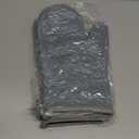 Silicone Oven Mitts, Heat Resistant 2PCS Oven Mitts with Soft Cotton Lining, Waterproof Non-Slip Grip Oven Glove, Kitchen Potholder Mits for BBQ, Baking, Cooking, 12.5 Inch - Grey (Gray)