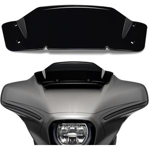 5" Wave Windshield Windscreen Wind Splitter fits for Harley Davidson CVO Street Glide FLHXSE, Street Glide FLHX 2023 2024 (Black)