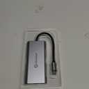 UtechSmart USB C Hub, USB C Ethernet Multiport Adapter, 6 In 1 USB C to HDMI Dock Compatible for Macbook Pro/Air, Chromebook, Dell XPS, HP and Type C Devices (Gigabit Ethernet 100W PD 4K HDMI USB 3.0) (Grey)