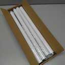 White Curtain Rods, Room Darkening Rod for Windows 48 to 90 Inches(4-7.5Ft), Wrap Around Curtain Rod, Heavy Duty Blackout Drapery Rods, Modern Decorative Window Treatment, White