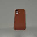 Vooii Compatible with iPhone 16 Case, Liquid Silicone Upgrade [Camera Protection] [Soft Anti-Scratch Microfiber Lining] Shockproof Phone Case for iPhone 16 6.1 inch - Caramel